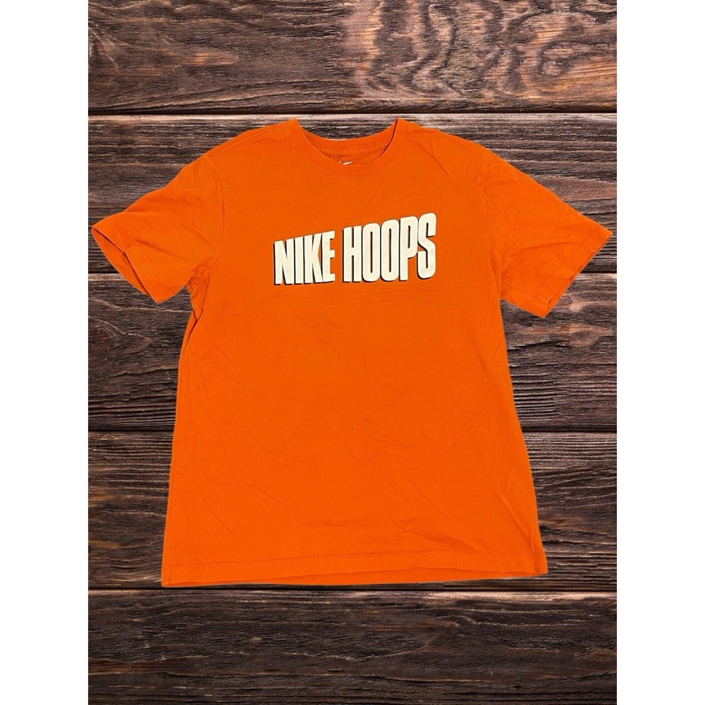 Nike Hoops Men's Basketball T-Shirt Size Med Orange